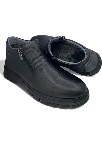 Hakiki Deri Içi Kürklü Tam Ortopedik Erkek Bot fiyatları