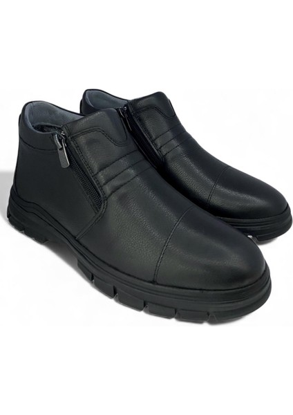 Hakiki Deri Içi Kürklü Tam Ortopedik Erkek Bot fırsatları
