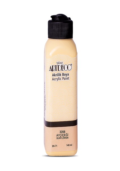 Artdeco Akrilik Boya 140 ml Ayçiçeği 070R-3058