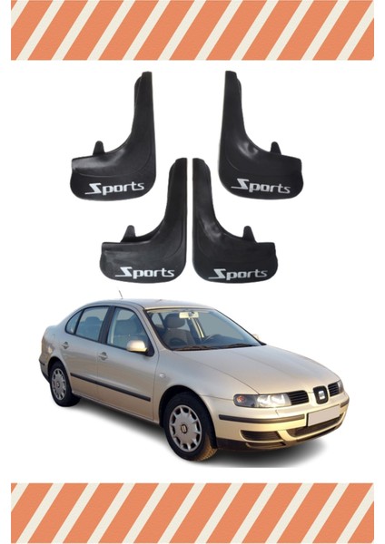 Seat Toledo Sports Yazılı 4'lü Tozluk Çamurluk Paçalık