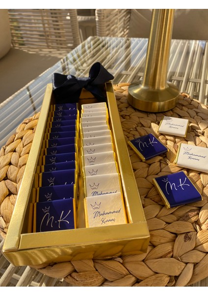 Kişiye Özel Bebek-Nikah-Söz-Özel Günler Çikolatası-40 Adet-Kutusuz