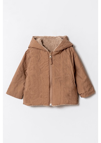 Çift Taraflı Kapüşonlu Welsoft Kuzu Hırka 9 Ay - 4 Yaş modelleri