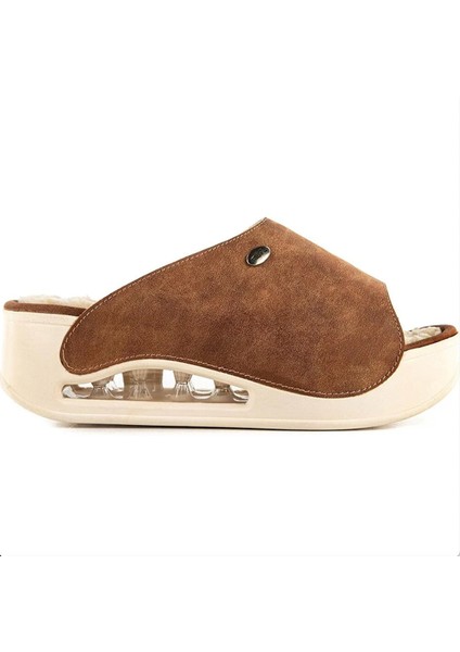 Desmod Anatomik Air Max Tabanlı Içi Tüylü Sıcacık Kadın Ev Terliği