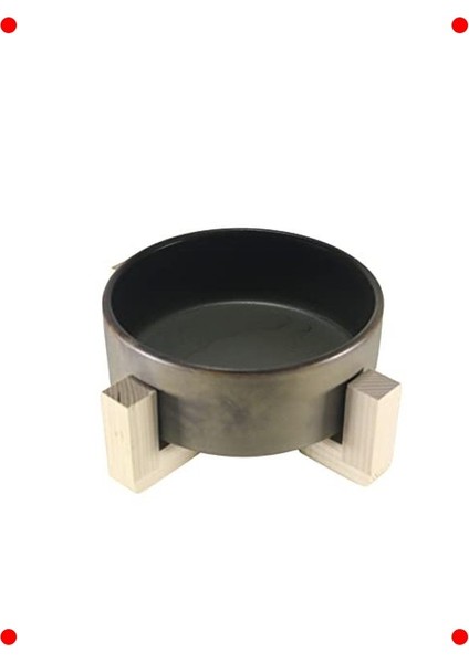 Minimalist Ahşap Kedi Mama & Su Kabı Seti (Tekli) fiyatları