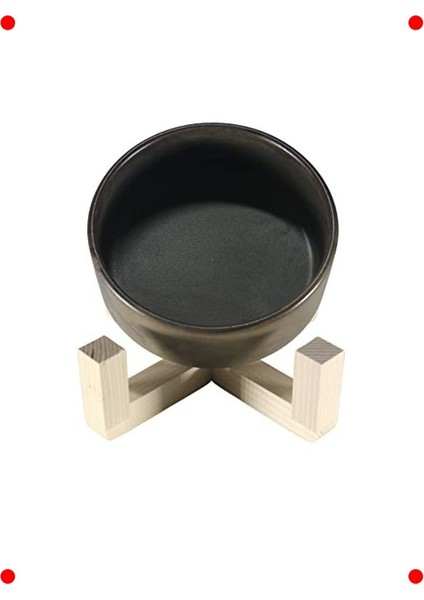 Minimalist Ahşap Kedi Mama & Su Kabı Seti (Tekli) modelleri