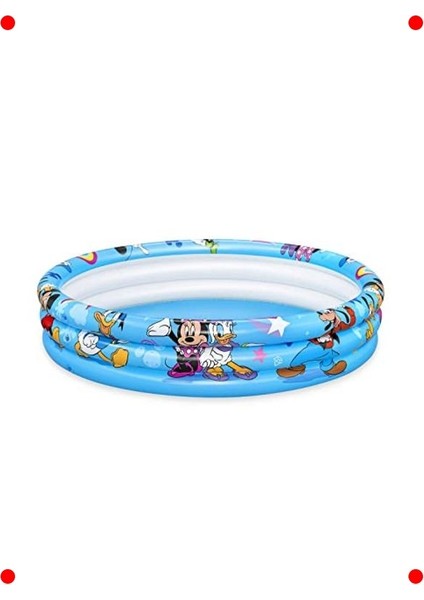 Eğlenceli Yuvarlak Çocuk Havuzu 122X25 cm