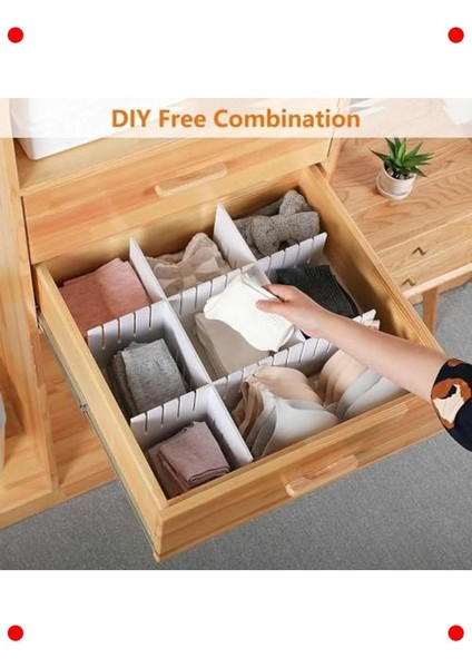 4'lü Plastik Ayarlanabilir Çekmece Düzenleyici Seti fiyatları