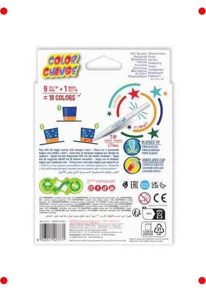 10+2 Renk Sihirli Keçeli Kalem Seti fiyatları