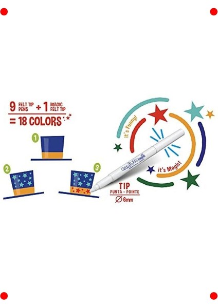 10+2 Renk Sihirli Keçeli Kalem Seti indirimleri