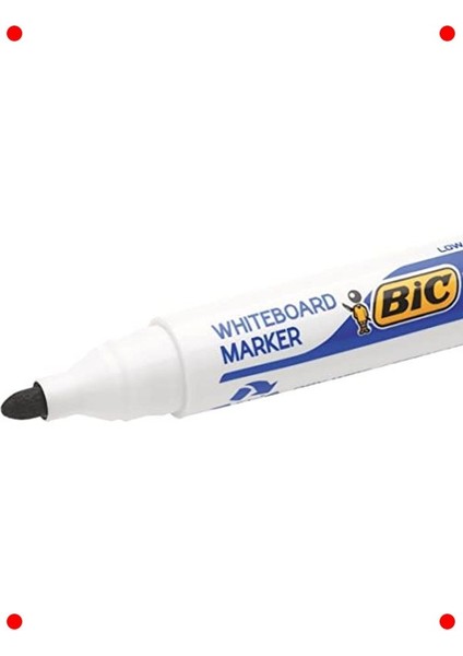 Yuvarlak Uçlu Beyaz Tahta Kalemi Seti (4'lü Karışık Renk) modelleri