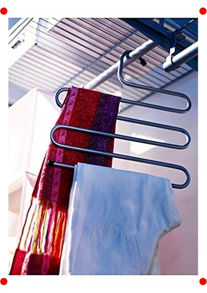 5 Katlı Metal Pantolon ve Eşarp Askısı fiyatları