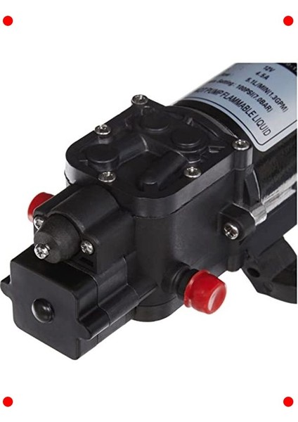 Taşınabilir Hidrofor Pompası 12V – 5.1 L/dk, 100 Psi modelleri