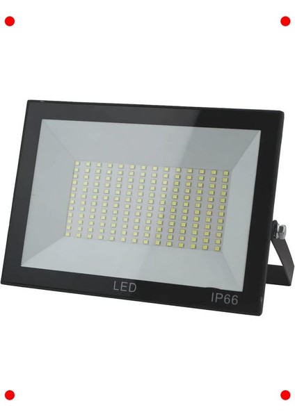 100W IP66 Dış Mekan LED Projektör Beyaz