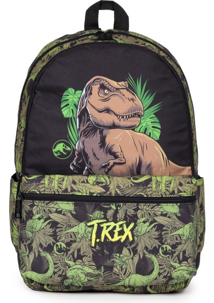 Lisanslı T-Rex Dinozor Desenli Ilkokul Sırt Çantası