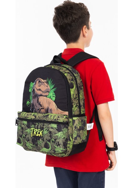 Lisanslı T-Rex Dinozor Desenli Ilkokul Sırt Çantası fırsatları