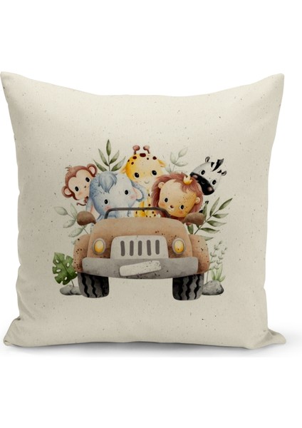 Çocuk Bebek Odası Dijital Baskılı Kırlent Kılıfı