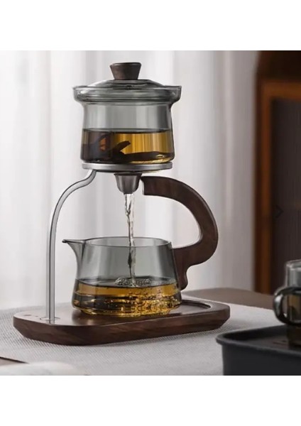 Otomatik Manyetik Borosilikat Demlik Seti