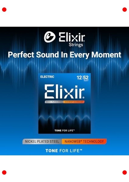 Ağır Ölçü Kaplamalı Elektro Gitar Teli Seti (12-52) modelleri