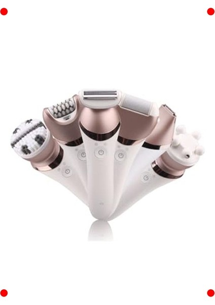 Çok Başlıklı Yüz Epilatörü (6 Başlık)