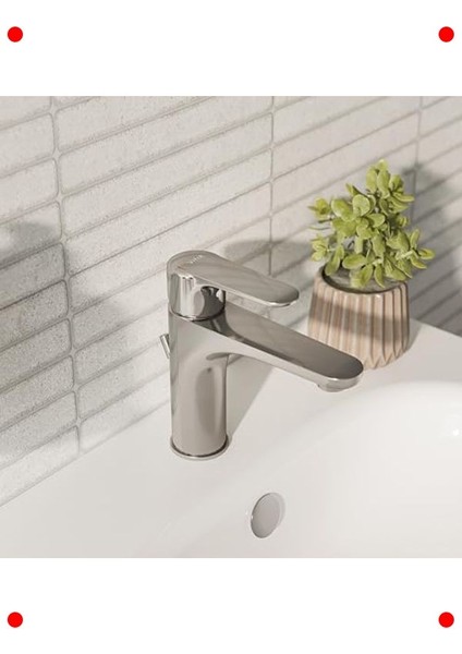 Krom Yüksek Lavabo Bataryası - Yuvarlak Tasarım modelleri