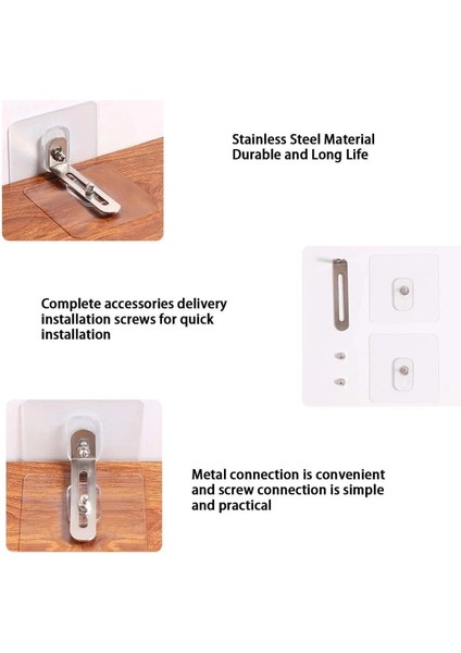 Kendinden Yapışkanlı Mobilya Sabitleme Aparatı - Lisinya indirimleri