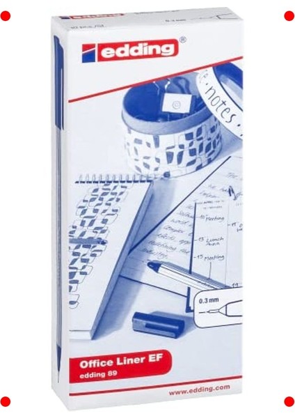 10'lu Mavi Fineliner Kalem Seti - 0.3mm Ince Uç modelleri