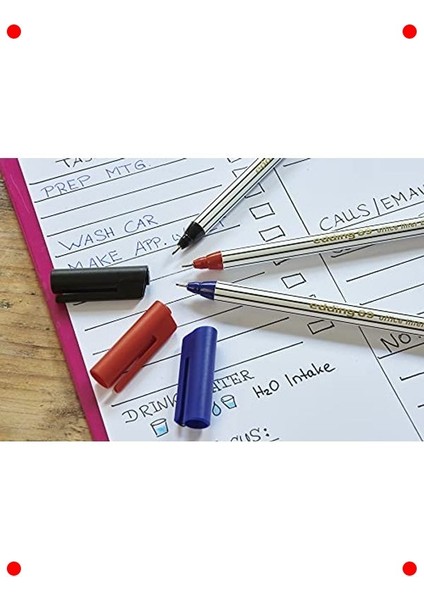 10'lu Mavi Fineliner Kalem Seti - 0.3mm Ince Uç fırsatları