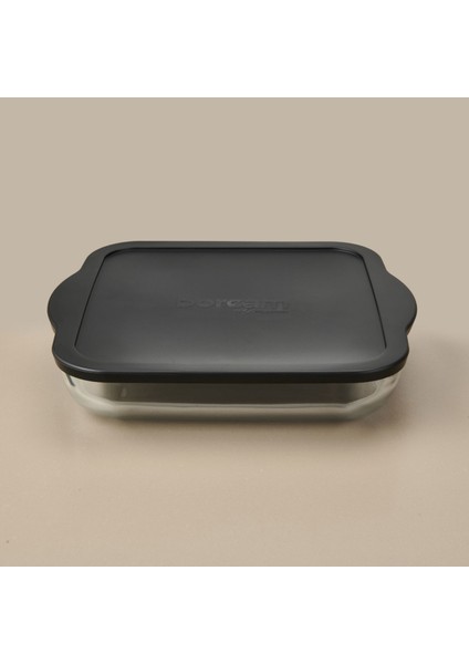 Kapaklı Kare Borcam - Şeffaf / Siyah - 3,2 Lt modelleri