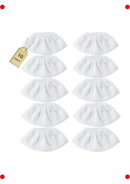 Buharlı Temizleyici Mikrofiber Bez Seti, 10'lu Paket