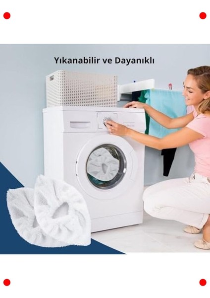 Buharlı Temizleyici Mikrofiber Bez Seti, 10'lu Paket fırsatları