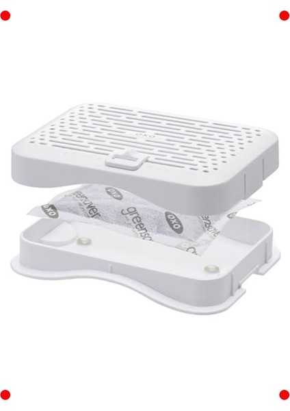 Gıda Saklama Kutuları Için 4'lü Aktif Karbon Filtre fiyatları