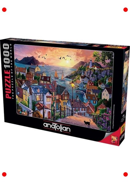 Sahilde Günbatımı Manzaralı 1000 Parça Puzzle fiyatları