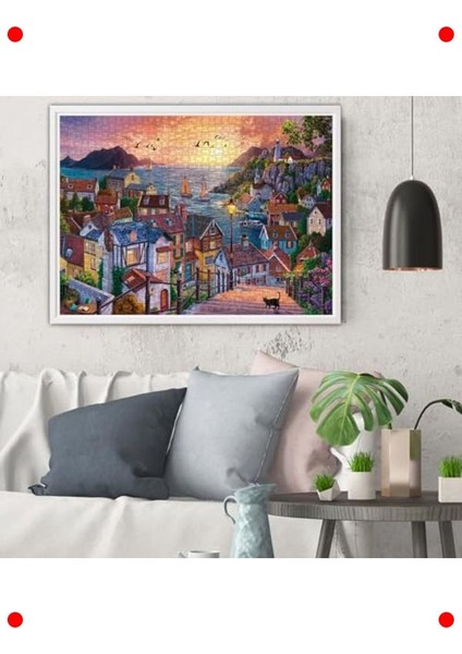 Sahilde Günbatımı Manzaralı 1000 Parça Puzzle modelleri