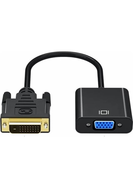 DVI To VGA Aktif Dönüştürücü Kablo Dvı - D (24+1) (Dvı-D Erkek - VGA Dişi) fiyatları