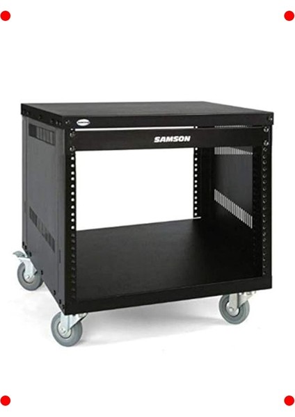 Profesyonel 8u 19 Inç Ses Ekipmanı Rafı, Siyah modelleri