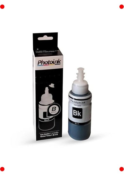 70 ml Uyumlu Siyah Yazıcı Mürekkebi - Kutulu