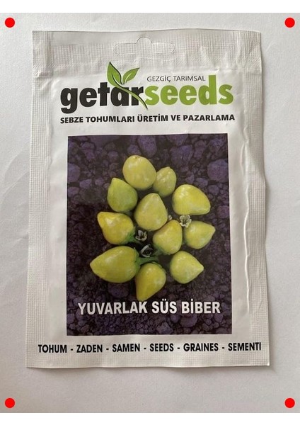 Yuvarlak Süs Biber Tohumu (3 Gr) - Renkli Dekorasyon fırsatları