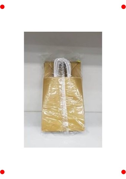 5 Adet Altın Sarısı Kağıt Çanta - Hediye & Mağaza fiyatları