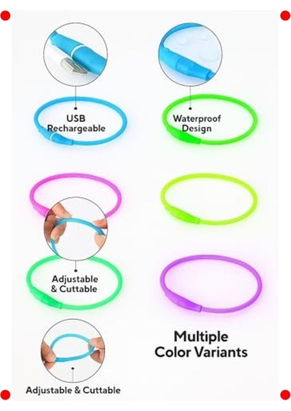 Işıklı USB Şarjlı Evcil Hayvan Güvenlik Tasması fiyatları