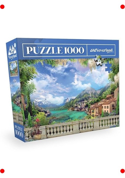 1000 Parça Sahil Manzarası Temalı Yapboz