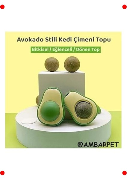 Avokado Kedi Nanesi Oyuncağı Topu fırsatları