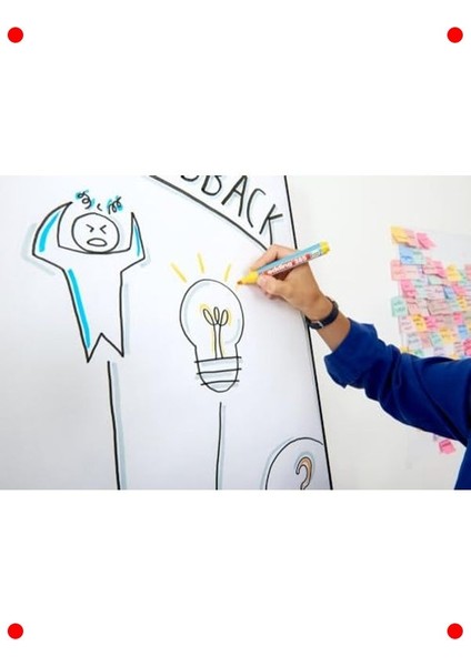 Flipchart Efekt Markörü - Gümüş Gri Renk indirimleri