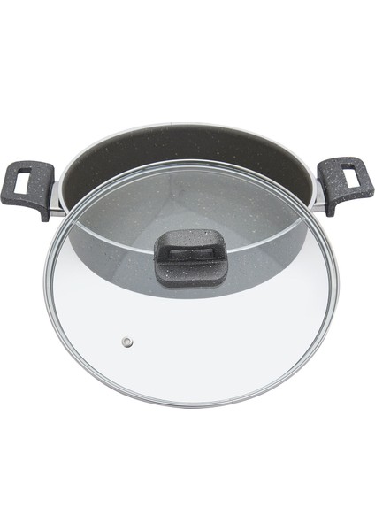 Granit Karnıyarık Tenceresi - Gri - 28 cm fiyatları