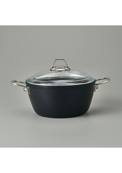 Dark Derin Tencere - Siyah / Şeffaf - 24 cm fiyatları