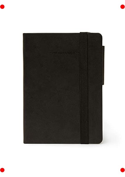 Siyah Kapak Cep Not Defteri 9.5 x 13.5 cm