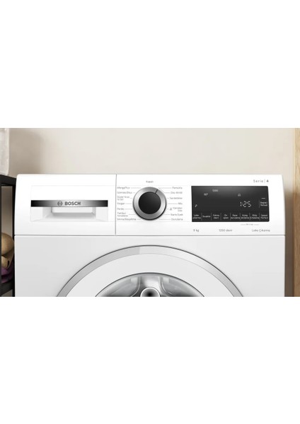 WGA242X3TR Serie 4 Çamaşır Makinesi 9 kg maks. 1200 dev./dak.