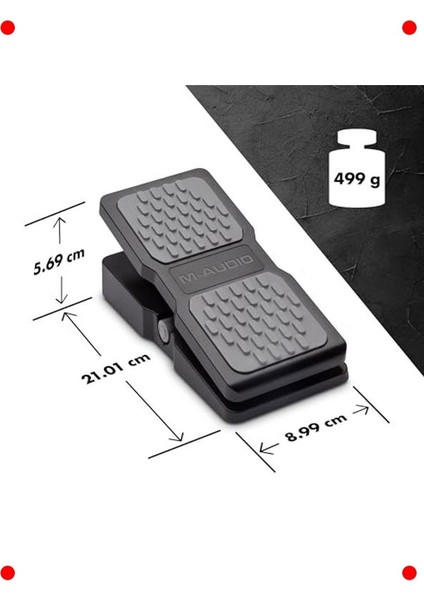 Evrensel Ekspresyon Ayak Pedalı - Siyah modelleri