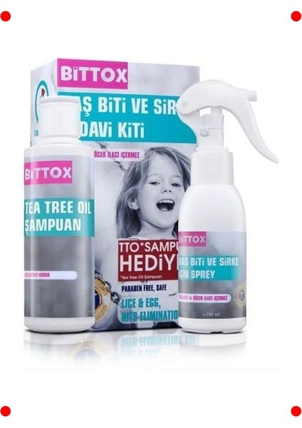 Baş Biti Önleyici & Tedavi Kiti - Sirke Spreyi ve Şampuan