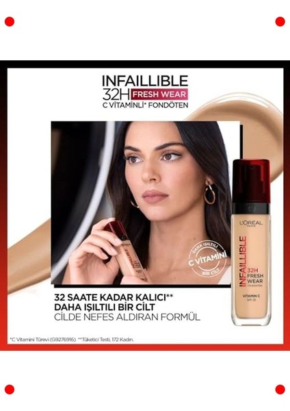 C Vitaminli Uzun Süre Kalıcı Fondöten 120 Vanilla modelleri