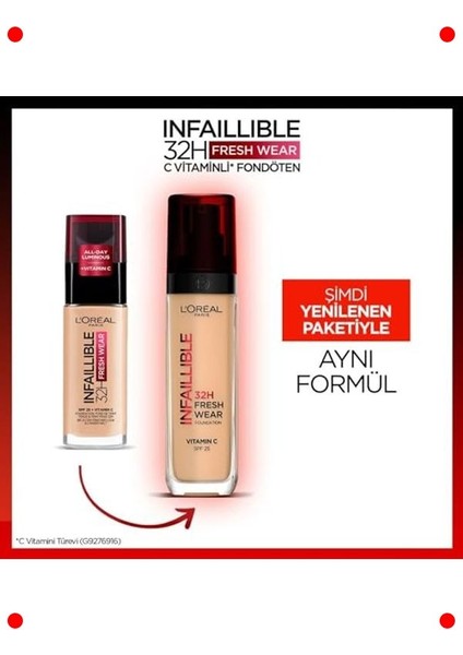 C Vitaminli Uzun Süre Kalıcı Fondöten 120 Vanilla fırsatları